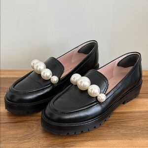 Kate Spade Posh Faux Pearl Loafers